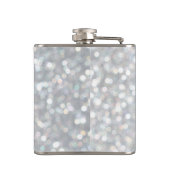 Sparkly Silver Flask Heupfles (Achterkant)