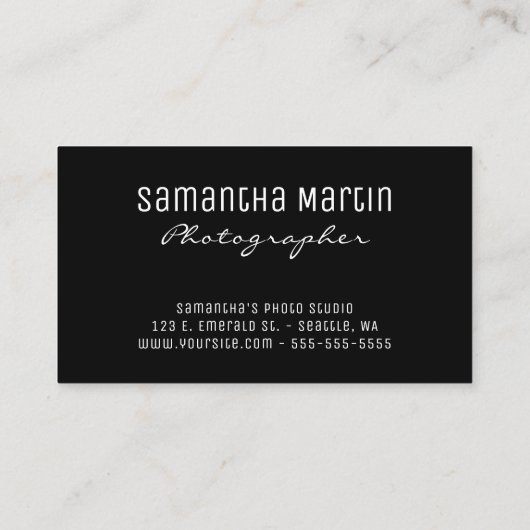 Sparkly Silver Glitter Paars Galaxy Celestial Visitekaartje (Achterkant)