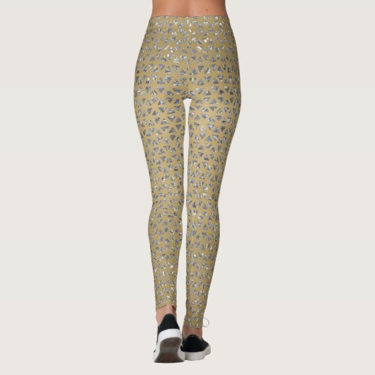 Sparkly Silver Leggings (Achterkant)