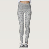 Sparkly Silver Leggings (Voorkant)