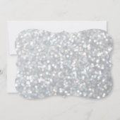 Sparkly Silver Let's Flamingle Sweet Sixteen Kaart (Achterkant)