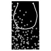 Sparkly Silver Stars persoonlijk Klein Cadeauzakje (Achterkant)