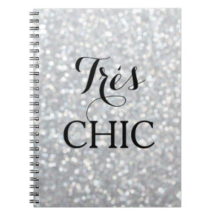 Sparkly Silver ZEER CHIC Notitieboek