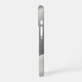 Sparkly Snow Mounds Abstract Nature iPhone 16 Hoesje (Linkerkant)