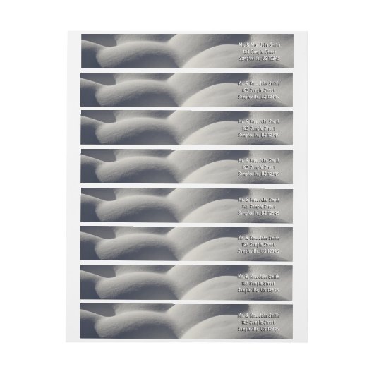 Sparkly Snow Mounds Abstracte Natuur (Vel)