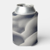 Sparkly Snow Mounds Abstracte Natuur Blikjeskoeler (Blikje Voorkant)