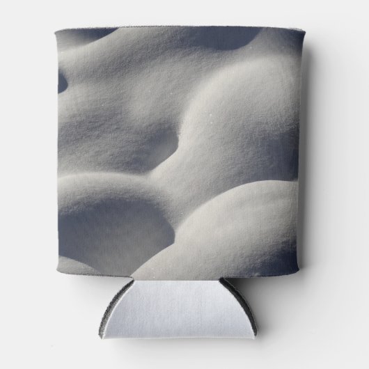 Sparkly Snow Mounds Abstracte Natuur Blikjeskoeler (Voorkant)