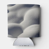 Sparkly Snow Mounds Abstracte Natuur Blikjeskoeler (Achterkant)