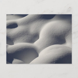 Sparkly Snow Mounds Abstracte Natuur Briefkaart