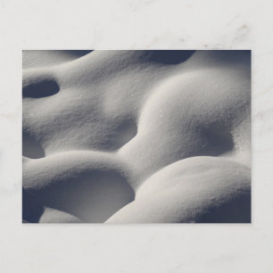Sparkly Snow Mounds Abstracte Natuur Briefkaart