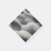 Sparkly Snow Mounds Abstracte Natuur Servet (Hoek)