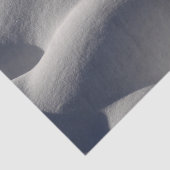 Sparkly Snow Mounds Abstracte Natuur Tissuepapier (Detail)