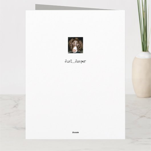 Sparkly springer spaniel 21ste verjaardagskaart kaart (Achterkant)