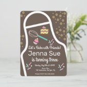 Sparkly Sprinkle Cupcake Decorting Birthday Kaart (Staand voorkant)