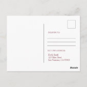 Sparkly Stars and Flowers Eenhoorn Verjaardag Briefkaart (Achterkant)