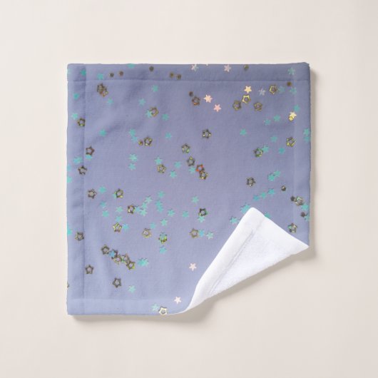 Sparkly sterren bad handdoek (Wasdoekje)