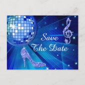 Sparkly Stiletto Heel 60th Birthday Save The Date Aankondigingskaart (Voorkant)