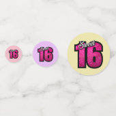Sparkly Sweet Sixteenth Birthday Confetti (Voorkanten)