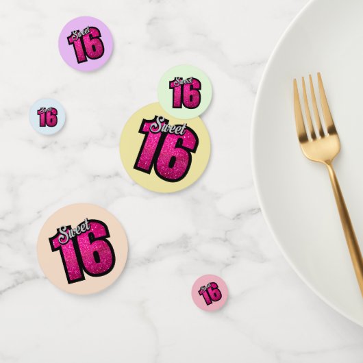 Sparkly Sweet Sixteenth Birthday Confetti (Groep)