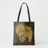 SPARKLY THANG Chow faux metallic canvas tas 2 stij (Voorkant)