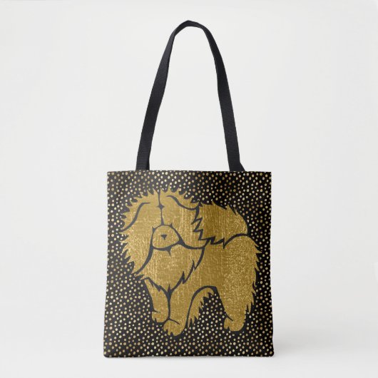 SPARKLY THANG Chow faux metallic canvas tas 2 stij (Voorkant)
