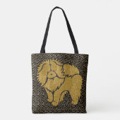 SPARKLY THANG Chow faux metallic canvas tas 2 stij (Achterkant)