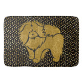 SPARKLY THANG Chow faux metallic crate/badmat Badmat (Voorkant)