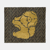 SPARKLY THANG Chow faux metallic fleece deken (Voorkant (Horizontaal))