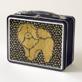 SPARKLY THANG Chow- faux metallic - LUNCH BOX (Voorkant)