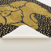 SPARKLY THANG Chow faux metallic sherpa blanket Deken (3/4)