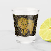 SPARKLY THANG Chow faux metallic shotglass Shot Glas (Voorkant)