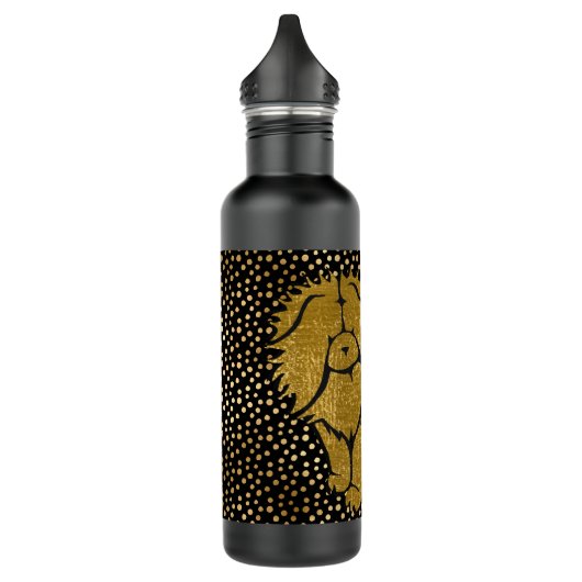 SPARKLY THANG Chow faux metalwater fles (Links)