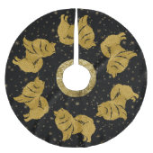 SPARKLY THANG Finse Lapphund Xmas boomrok Kerstboom Rok (Voorkant)