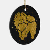 SPARKLY THANG - ROUGH Chow faux metallic ornament (Rechts)