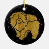SPARKLY THANG - ROUGH Chow faux metallic ornament (Achterkant)