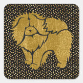 SPARKLY THANG ROUGH CHOW Faux metallic stickers (Voorkant)