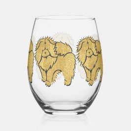 Sparkly Thang Rough Chow Stemless wijnglas Wijnglas Zonder Voet
