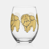 Sparkly Thang Rough Chow Stemless wijnglas Zonder Voet (Voorkant)