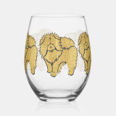 Sparkly Thang Rough Chow WIJN glas (Links)