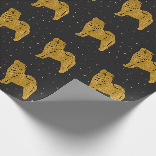 SPARKLY THANG - Smooth Chow wrapping paper Cadeaupapier (Hoek)