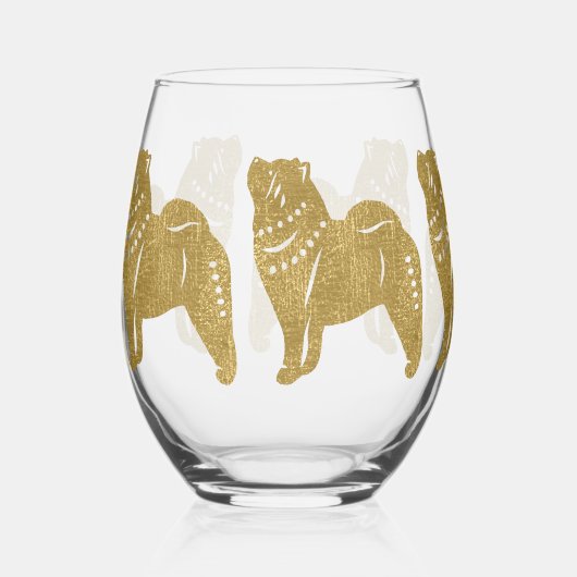 Sparkly Thang SmoothShow Stemless wijnglas Wijnglas Zonder Voet (Voorkant)
