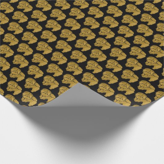 SPARKLY THANS rough chow wrappapier Cadeaupapier (Hoek)