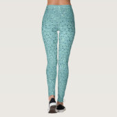 Sparkly Turquoise Leggings (Achterkant)