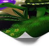 Sparkly Turtle Poster (Hoek)