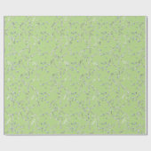 Sparkly Twilight Mint Groene Laurel Zilveren Diama Cadeaupapier (Vlak)