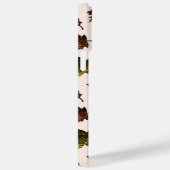 Sparkly verlaat najaarpatroon herfst Monogram Case-Mate iPhone Case (Achterkant / Rechts)