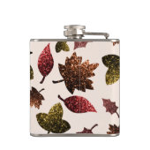 Sparkly verlaat najaarpatroon herfst Monogram Heupfles (Achterkant)