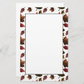 Sparkly vertrekt herfst herfst sparkeert patroon briefpapier (Voorkant / Achterkant)