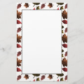 Sparkly vertrekt herfst herfst sparkeert patroon briefpapier (Voorkant)