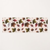 Sparkly vertrekt herfst herfst sparren Monogram Yogamat (Voorkant (horizontaal))